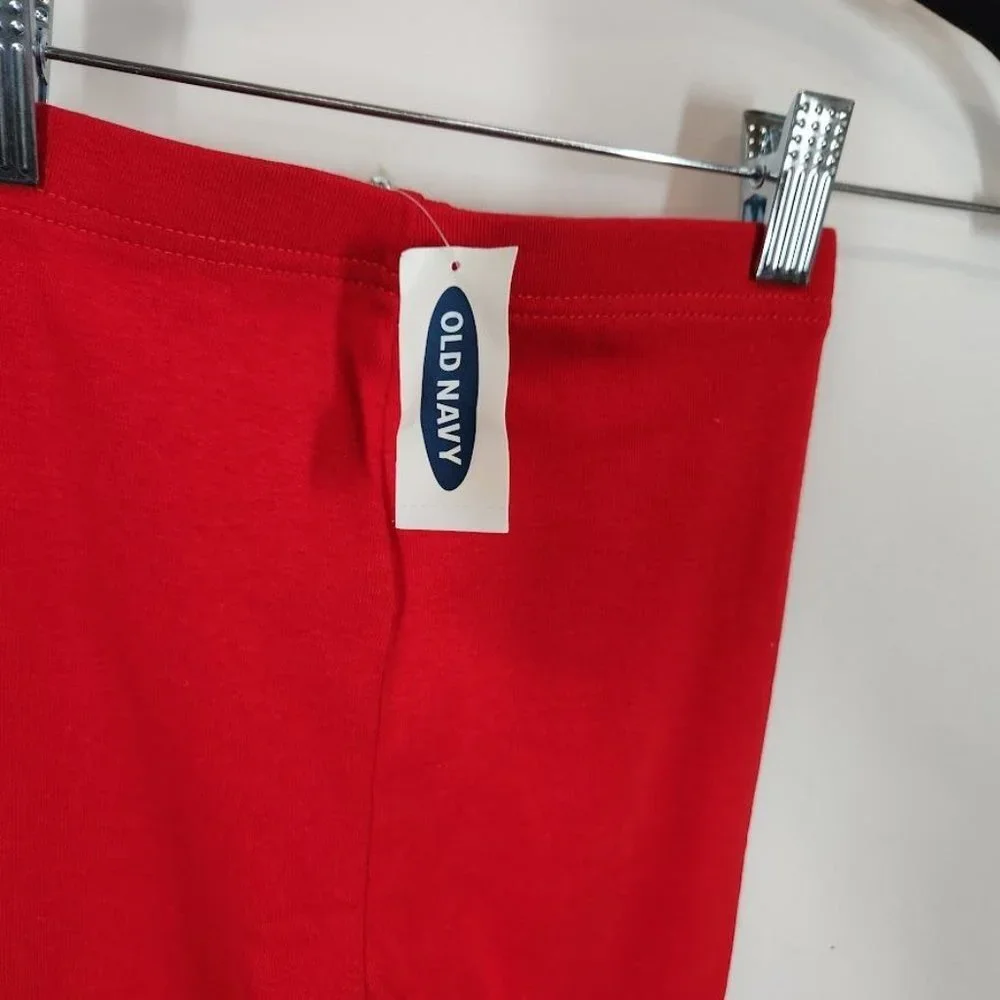 NWT Old Navy Pajama Pants Kids Unisex ‎ in Solid Red Size 5T